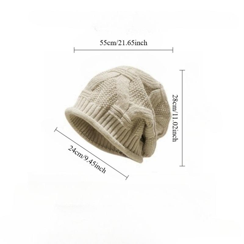 Winter Hats Fashion Knitted Hat Men Women Streetwear Solid Color Bonnet Caps Keep Warm Autumn Winter Lightweight Hat