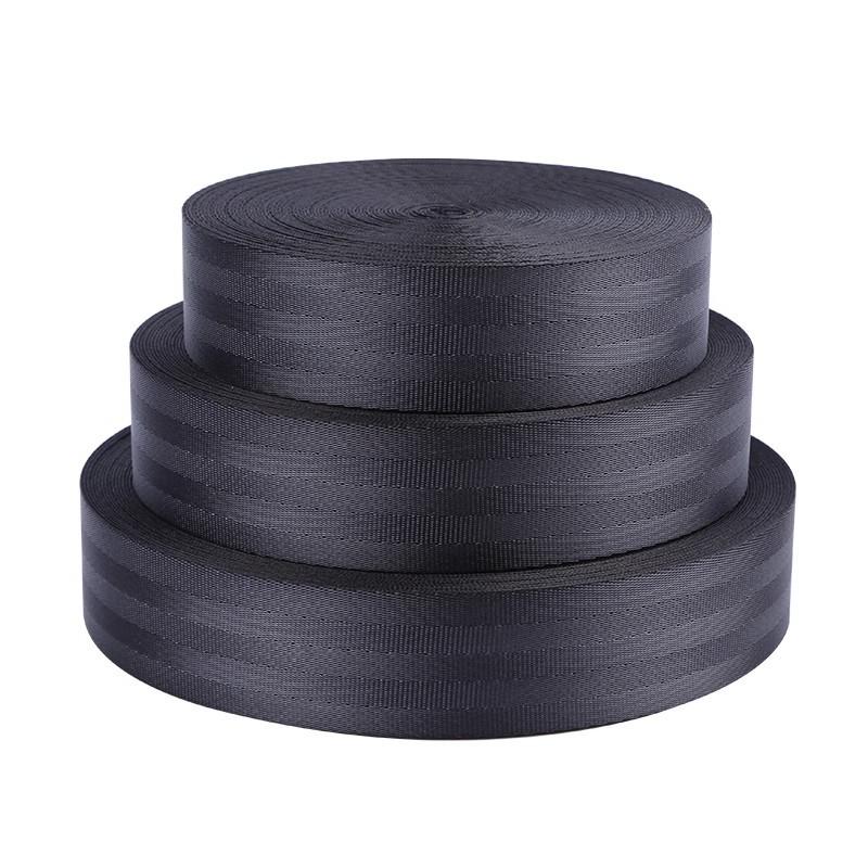 Färgad Imitationsnylon Ribbad Kornmönstrad Band för Kläder och Väskor