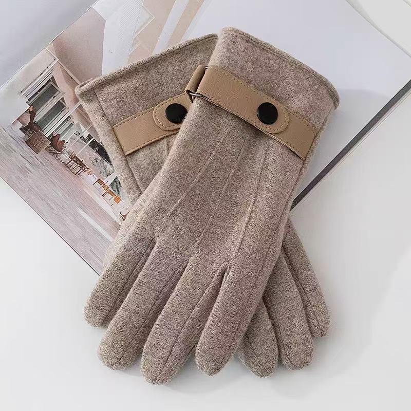 Męskie Zimowe Rękawiczki Dotykowe z Podszewką Polarową - Wiatroodporne, Mrozoodporne, Codzienne Rękawiczki do Prowadzenia