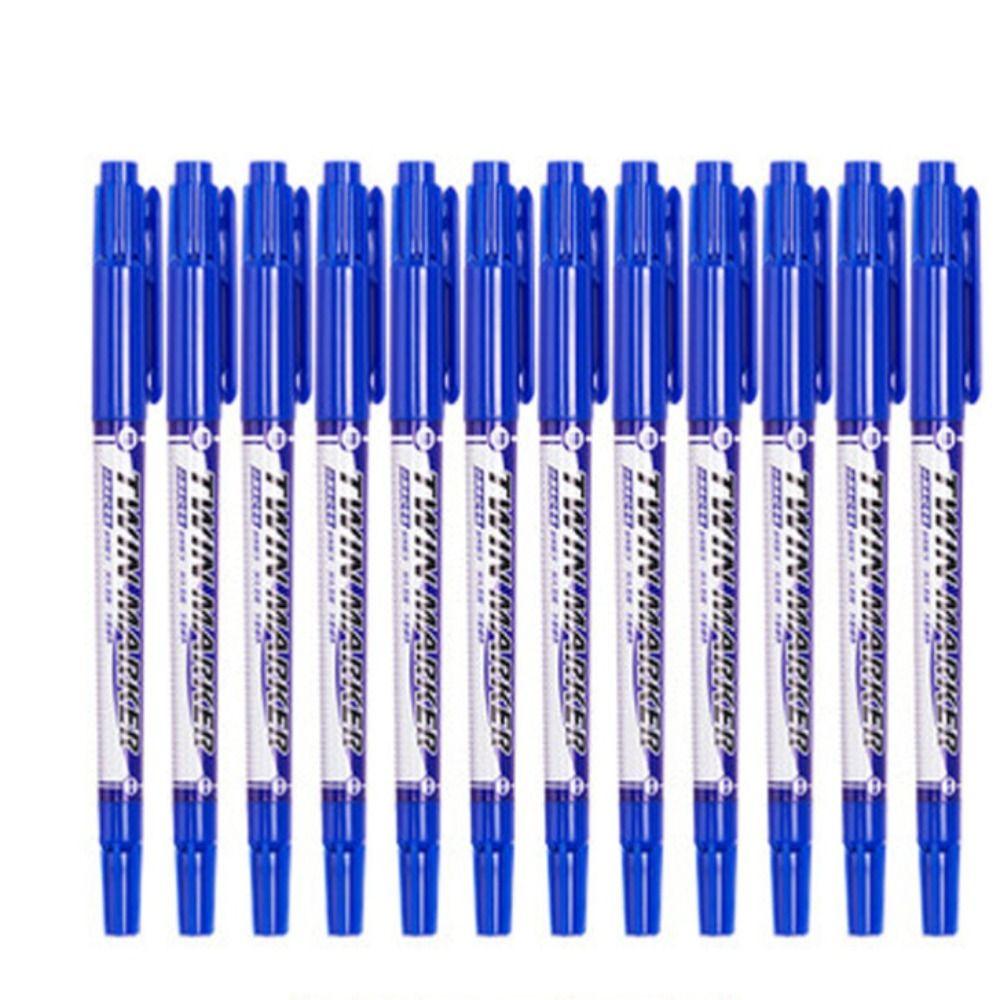 Waterproof Felt Tip Pens Plastic Dual Tip Brush Pen High Quality Dual Side Marker Pens