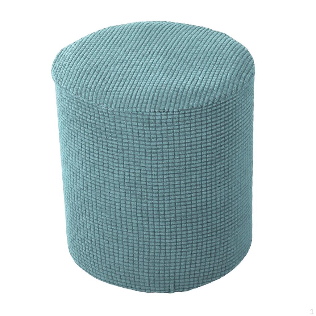Ottoman Slipcover with Elastic Bottom Washable