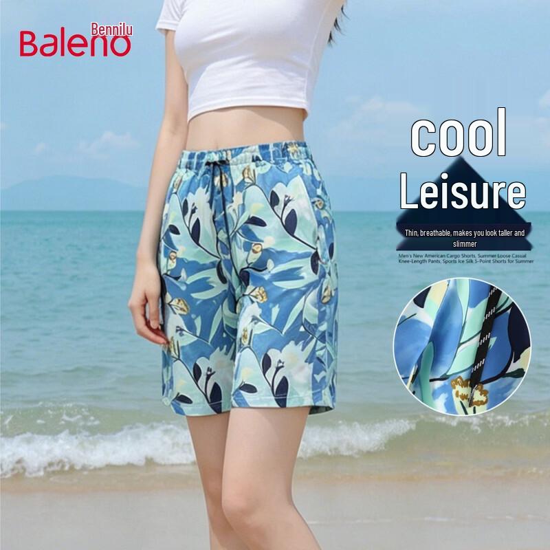 Baleno Women s Summer Floral Beach Shorts L