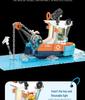 Diving Adventure Fish Tank Model - JJ9219 Building Blocks Educational Toy for Children