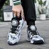 Children 6-12 years old basketball shoes men's rotating button running shoes boys and girls men's sports shoes running shoes 2025