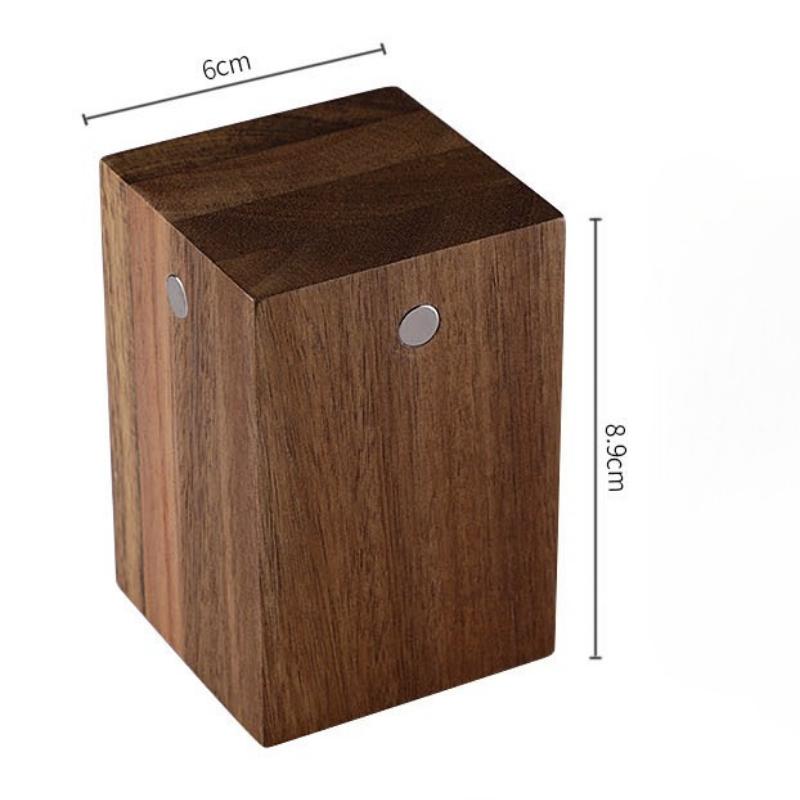 Acacia Wood Magnetic Cheese Knife Rack Stainless Steel Cheese Knife and Fork Set Cheese Knives 5 Piece Set