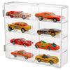 1pc Transparent Collection Rack, Car Model Storage Box, Dust-proof Storage Ornament Display Rack 1:64 Car Display Cabinet