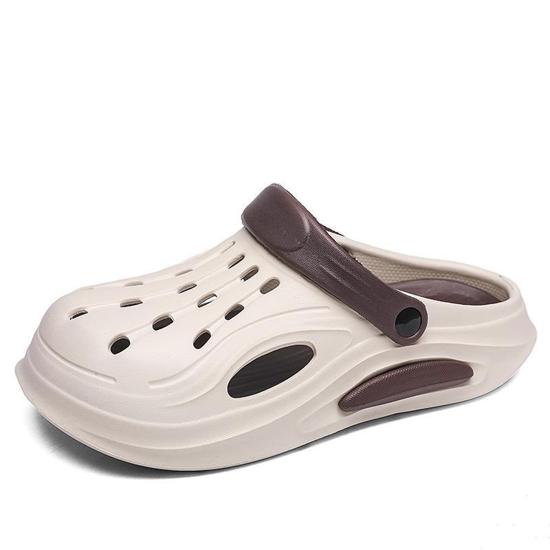 

Hole shoes cool slippers men s summer slippers non-slip wear-resistant shoes men s sports wear dual-purpose beach sandals 45