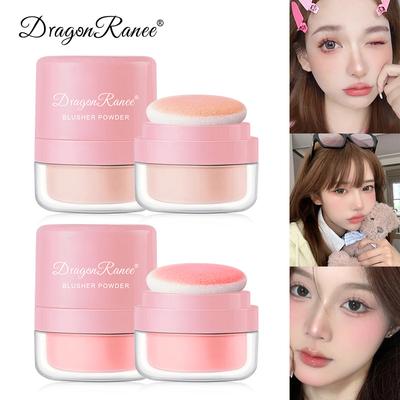Air Cushion Blush Skin Touch Blush Powder Bare Makeup Brightening Skin Matte Mushroom Head Pat Powder Blush Powder