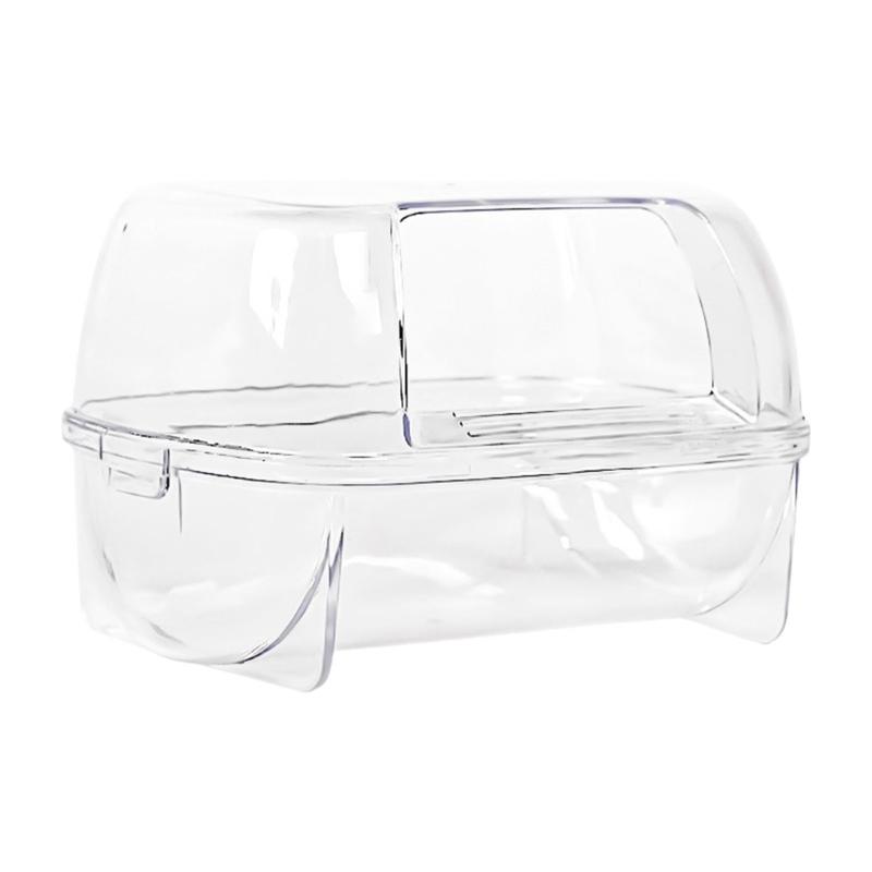 

Hamster Bathtub Box Sand Bath Bowl Easy to Clean Not Spill Hamster Spa 1