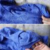 Women's Knitwear Hollow Long Sleeve Bottoming Shirt Spring and Autumn V-neck Thin Knitted Pullover Outfit Korean Style Sweaters