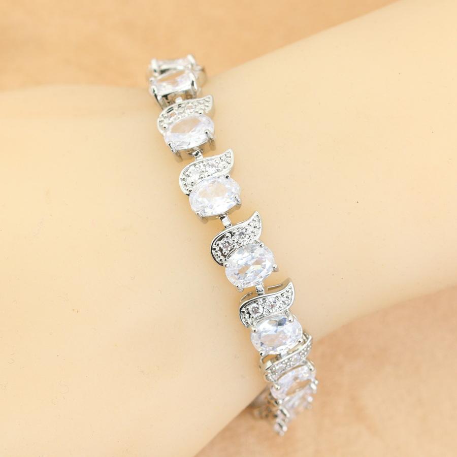 Luxury More Color Zirconia   Bracelet For Women Wedding Jewelry Birthday Gift