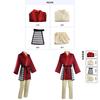 Mulan Cosplay Costume For Women With Polyester Spandex For Stage And Costume Play