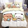 Cute Bubu Duvet Cover and Pillowcase Set, King/Extra King Bedding Set, Children's Bedroom Decor, Gift for Boys and Girls