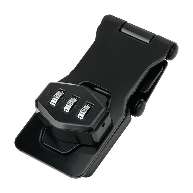 Punch-Free Combination Lock for Wardrobes, Drawers, Fridges, Safety and Security, Anti-Theft Double Door and File Cabinet Sliding Door Lock