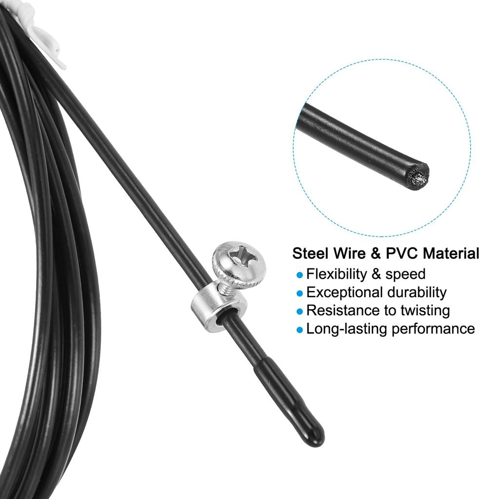 PATIKIL 3m Jump Rope Cable Replacement Cable 2 Pieces 2.5mm