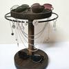 Stylish Rotating Sunglasses Rack Natural Paulownia Wood Space Saving Display Stand For Multiple Pairs