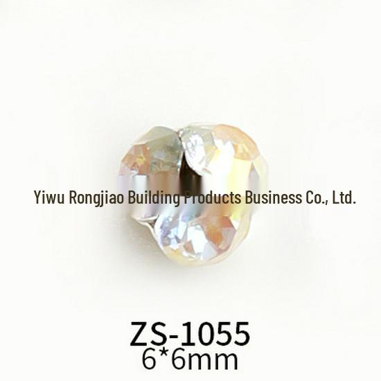 New Hot-Selling French Blush Crystal Diamond Nail Art Jewelry: Super Whitening Pink and Tender Design