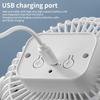 Clip-on Camping Fan 3 Speed Rechargeable Battery Operated Air Circulator Desktop Portable for Tent Office Dorm and Home