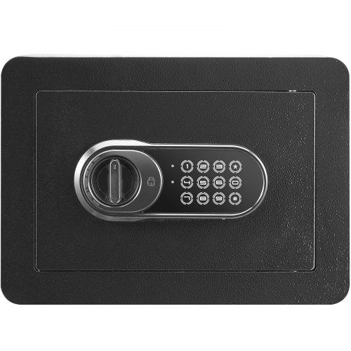 VEVOR Safe, 14.2 L Home Safe, Steel Security Safe with Digital Keypad and 2 Keys, Wall-Mounted Cabinet Safe Protect Cash, Gold, Jewelry