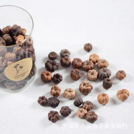 Handmade Wild Pine Cone Christmas Tree Decorative Branches with Dried Flowers