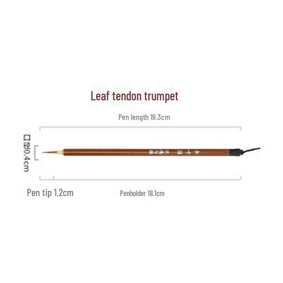 Wolf and Goat Hair Brushes for Primary School Calligraphy – Large, Medium, Small Solid Wood Brushes