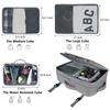 Large Capacity Travel Expandable Large Suitcase Backpacks With 4 Packing Cubes Water Resistant Luggage Daypack Backpack