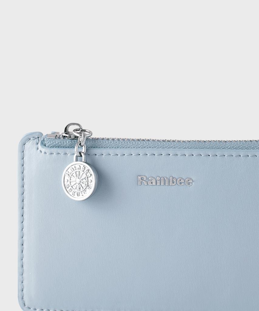 Rainbee Occo Zip Coin Card Wallet_ Light Blue