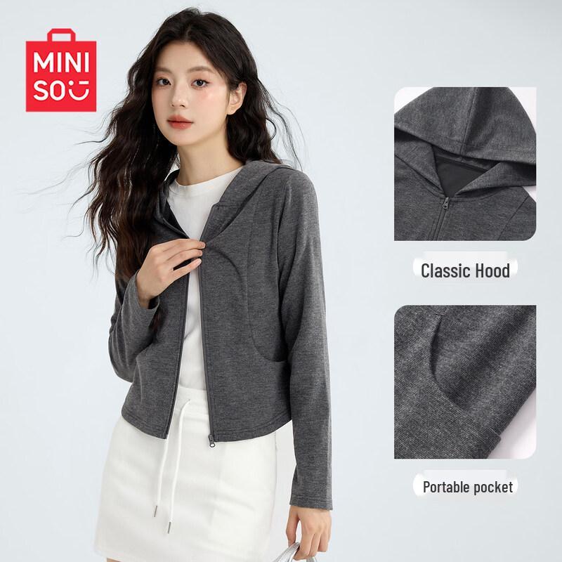 MINISO Women's Soft Hoodie & Wide-Leg Pants Set