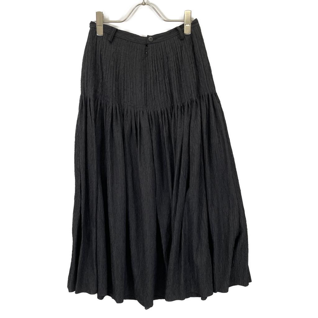 INGEBORG Black pleated skirt skirt M blackUsed
