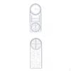 2pcs Multifunctional Ruler Drawing for Drafting Artist Office Building