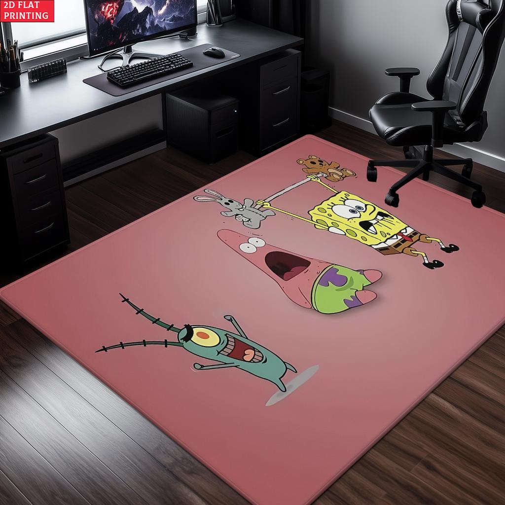 Cartoon and Anime Large Room Carpet Non Slip Cartoon Kids Bedroom Living Room Floor Mat Home Decor Children's Play Carpet