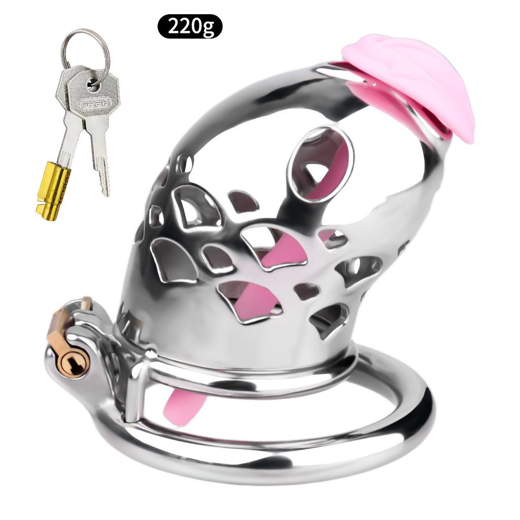Stainless Steel CB Lock Metal Chastity Lock Male Penis Cage Chastity Gay Sex Toys Cock Ring Urethral Chastity BDSM