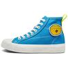 Doraemon X Comfortable Versatile Non-Slip High-Top Canvas Shoes Unisex Sneakers Blue K09Y5VS82-847
