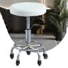 Thickened Bar Stool Sleeve Solid Color Chair Cushion Cover Chairs Accessories Round Chair Cover