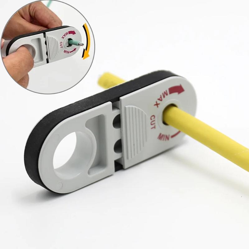 Cable, Air Pipe, Water Pipe, Ring Wire Stripper Telephone Line, Coaxial Cable, Cat5E Twisted Pair Stripper Tool