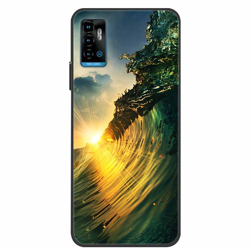 For ZTE Blade A71 Case Shockproof Soft silicone TPU Back Cover For ZTE BladeA71 Phone Cases for ZTE Blade A 71 2021 Cute Cartoon