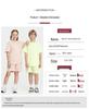 LVLV American Brand Trendy 275g Pure Cotton Loose T-shirt and Sports Shorts Set for Men, Women, and Kids.