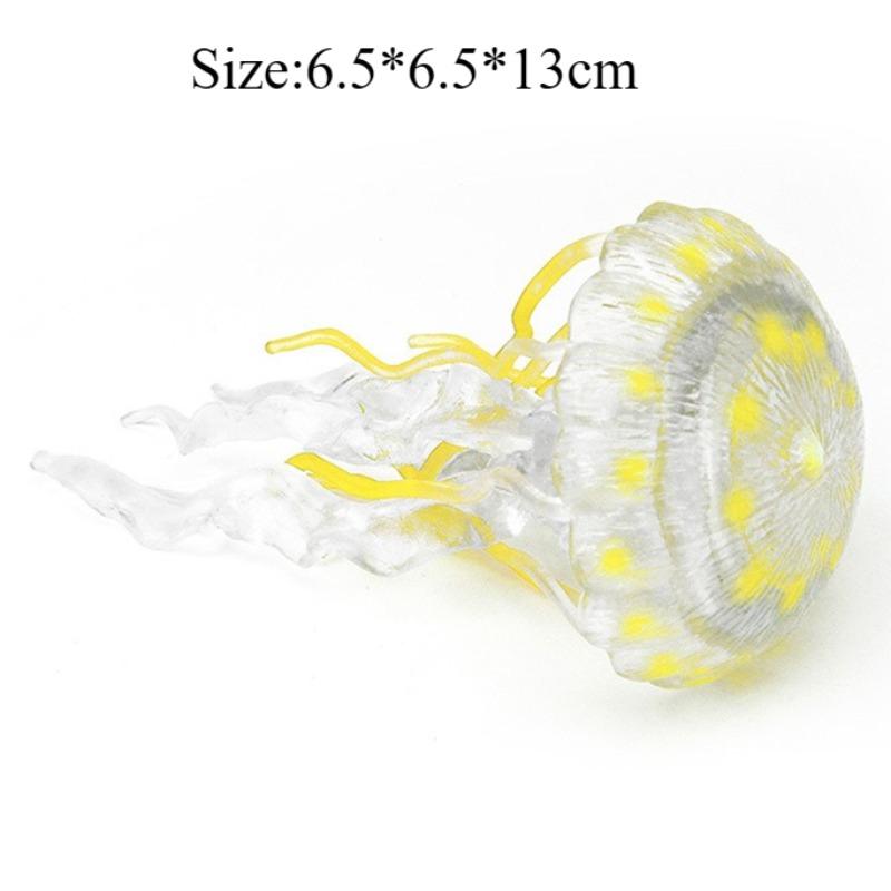 Simulated Jellyfish Fridge Stickers Artificial Marine Animal Models Starfish Sea Anemone Fridge Magnets Children Gifts