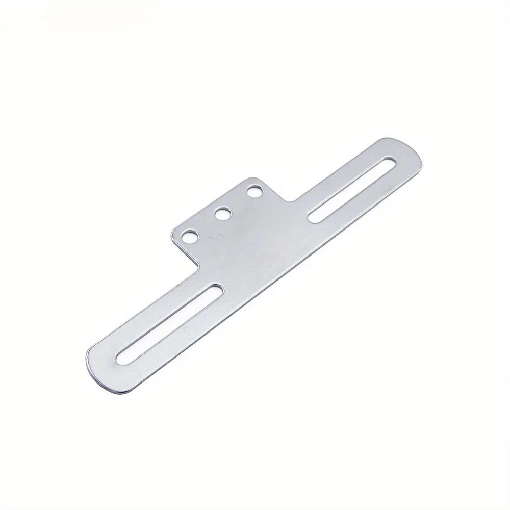 Black Chrome Universal Motorcycle License Plate Holder Bracket Supports Rear Tail Light Simple License Plate Holder