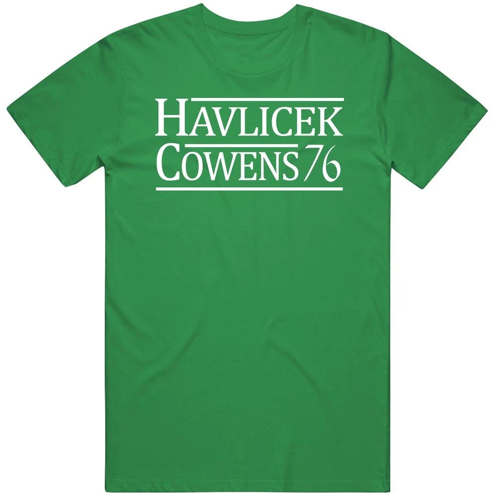 John Havlicek Dave Cowens 1976 Boston Basketball Fan Unisex Vintage Irish Green S