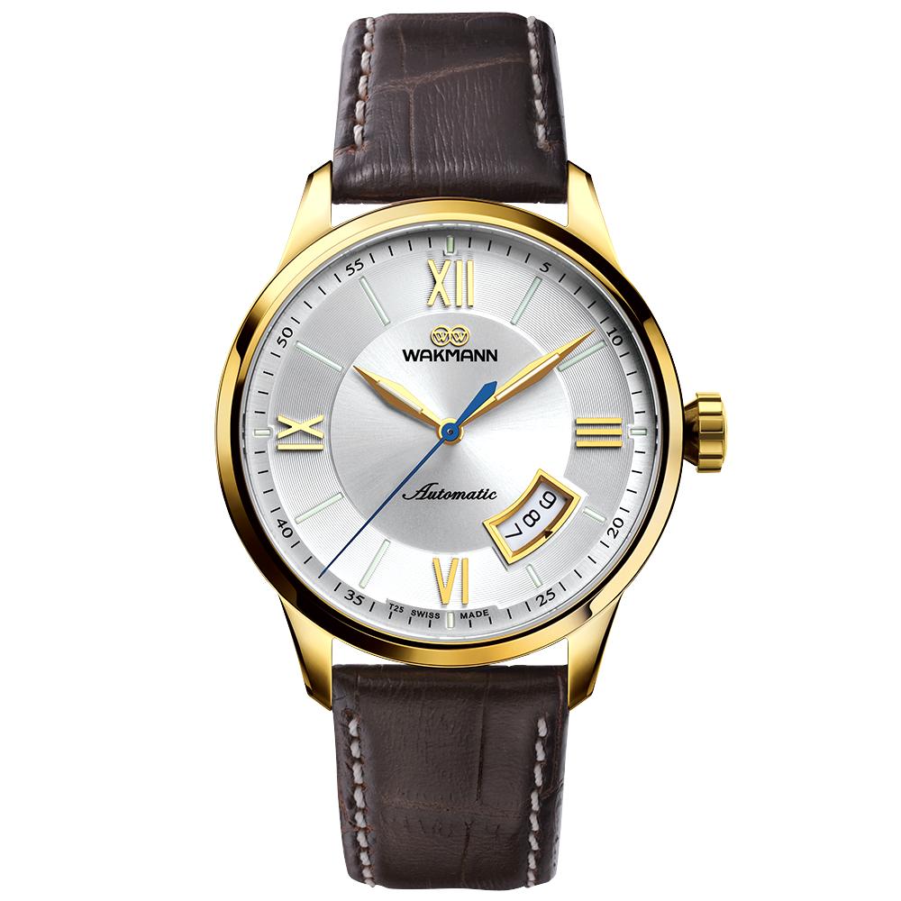 

WAKMANN Wristwatch Mechanical Swiss Made Men’s Watch WM0306.365.82