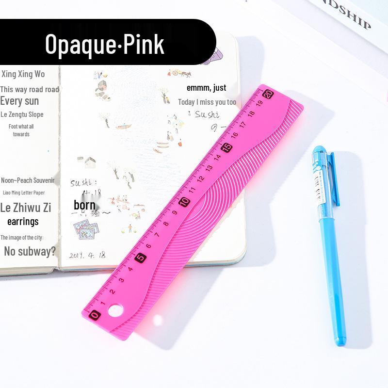 20cm Anti-Myopia Non-Slip Creative Ruler for Students 20cm