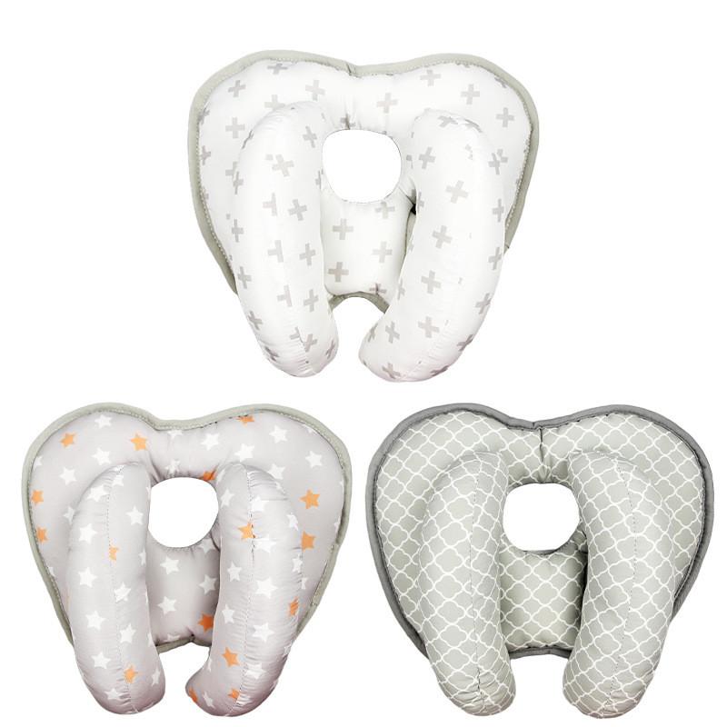 Baby Stroller Pillow Shaped Baby Car Seat Head Support With Pp Cotton For Newborns