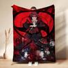 Itachi'S Moon Night Cartoon Flannel Blanket Warm Comfortable Fleece Blanket For Living Room Bedroom Recliner Lightweight Home Decor Gift For Friends