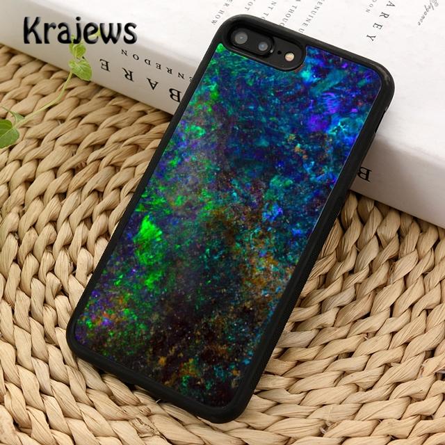 Krajews Geode opál duhový holografický mramor Pouzdro na telefon Pro iPhone 14 5 6s 7 8 plus X XR XS 11 12 13 pro max Samsung S21 S22
