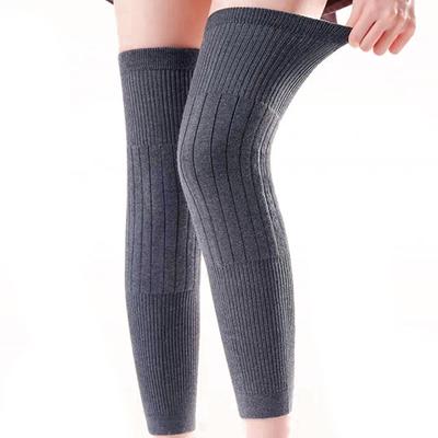 M/L/XL 1 Pair Winter Warm Knitted Fabric Elasticity Knee Pads For Women Men Old People Cold Leg Arthritis Kneepad Support Run