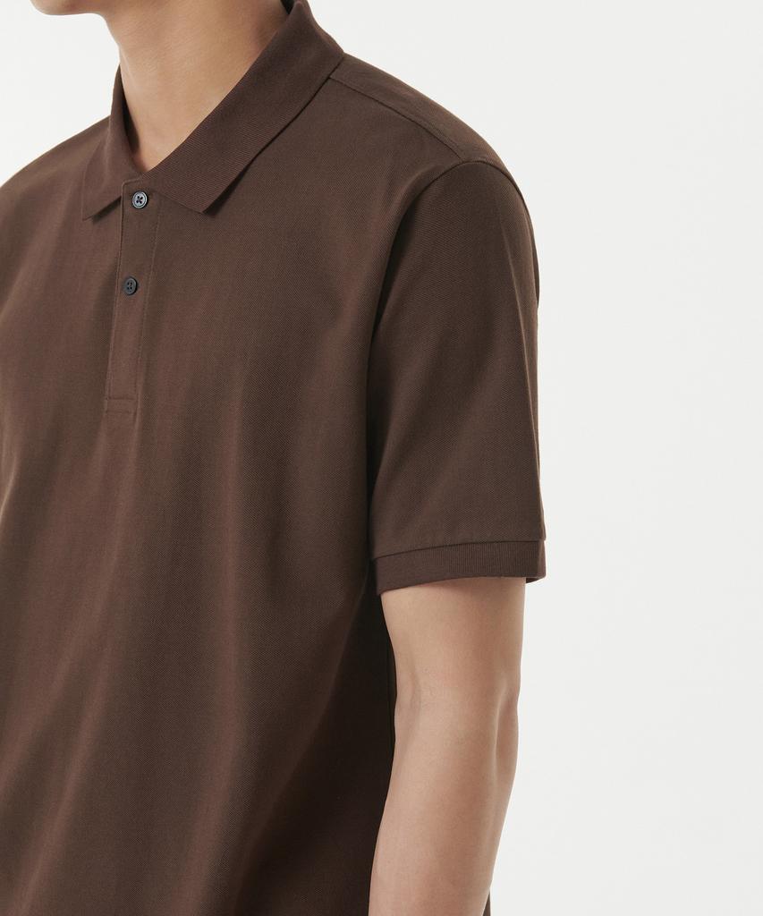 Musinsa Standard Basic Pique Polo Shirt [Baroque Brown]