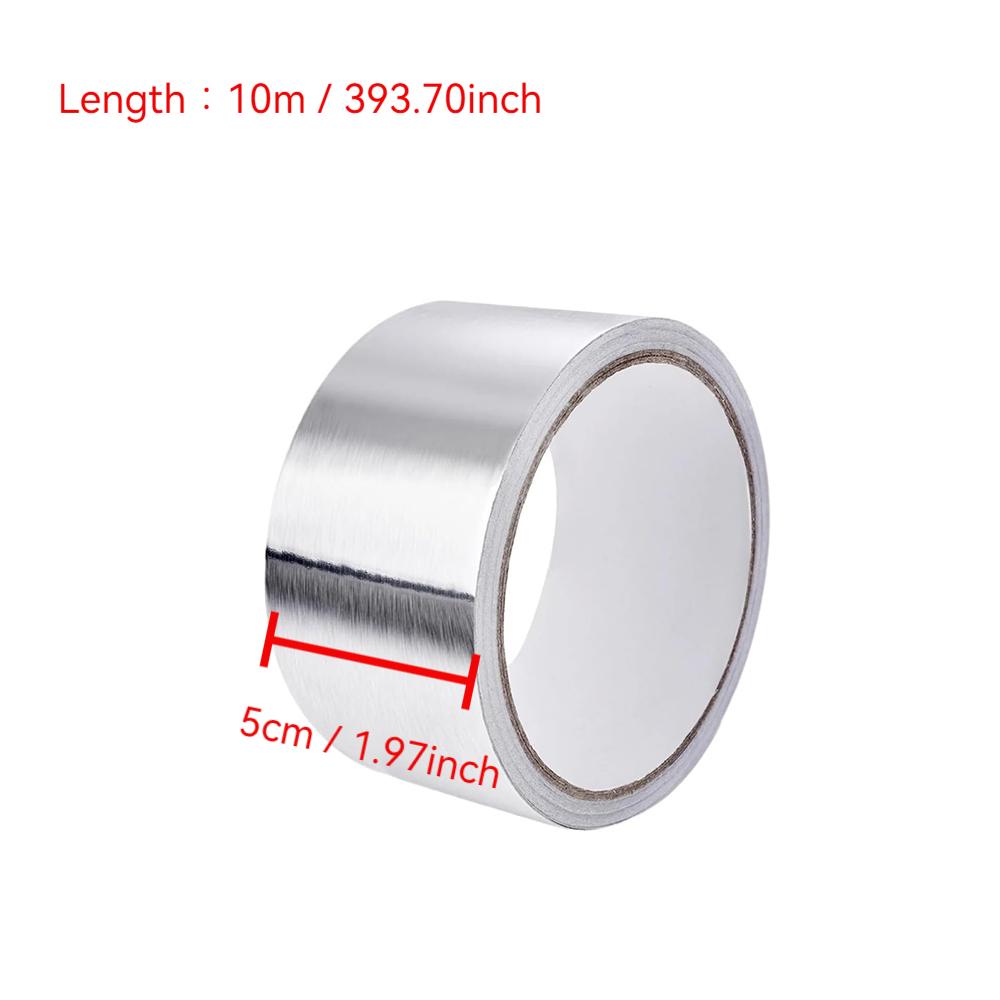 Aluminum Foil Tape 5-10m Waterproof Oil Proof Self Adhesive Kitchen Stove Sink Gap Seal Strip Heat Resistant for Countertop Edge