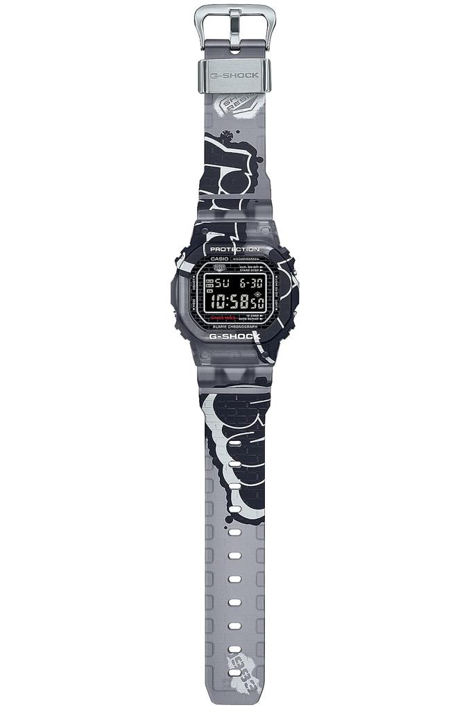 Armbanduhr Metallgehäuse Schraubboden Street Spirit Serie Schwarz Matt Skelett [Casio] G-Shock [] DW-5000SS-1JR Herren
