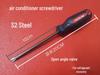 Hexagon Magnetic Screwdriver Set: 5 Replaceable Hex Bits & Phillips for Air Conditioner Repair